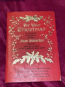 1966 Helen Steiner Rice Red Booklet Christmas Verses Poems Read on Lawrence Welk - Picture 1 of 7