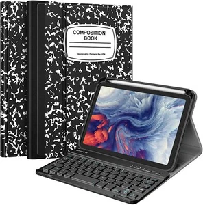 Keyboard Case for iPad Mini 7 (A17 Pro) 2024 / iPad Mini 6 Soft TPU Back Cover - Picture 1 of 20