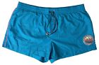 Dolce & Gabbana Bañador Azul Logo Ropa de Baño Cortos Shorts para Nadar IT6 / US