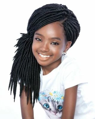 MANE CONCEPT AFRI NAPTURAL KIDS КОСА РОК КРЮЧКОМ - KR02 ШЕЛКОВЫЕ ДРЕДЫ 12» - Изображение 1 из 4