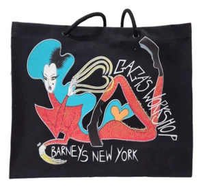 Lady Gaga animierte ""Gaga's Workshop"" Barneys NYC LE übergroße Tragetasche NEU - Bild 1 von 5