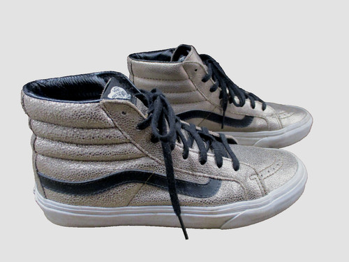 Sneakers VANS SK8 HI slim FOIL METALLIZZATO US UNISEX taglia uomo 6 5 donna 8 GUC