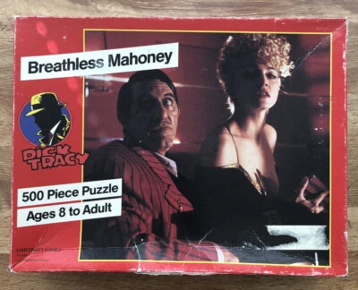 Rompecabezas Walt Disney Dick Tracy 500 piezas Breathless Mahoney/Madonna Jumbo Talla 1991 Foto 1 de 4