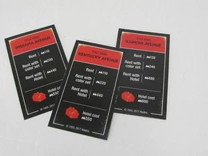 Monopoly Spiel Cheaters Edition - Urkundenkarten rot - Bild 1 von 1