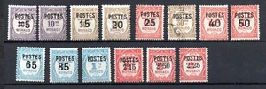 Monaco 1937 set overprinted tax-stamps (Michel 149/62) MLH (only 154 used) - Picture 1 of 2