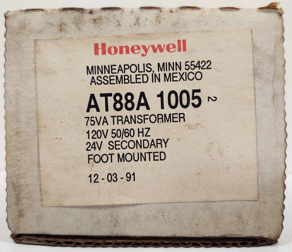 Honeywell AT88A1005 Overload Protection Transformer - Image 1 of 4