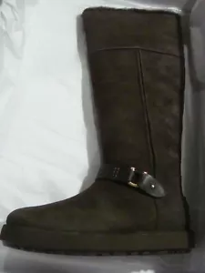 DAMEN UGG 1107209 CLASSIC BERGE GROSS DUNKEL GEBRATEN WILDLEDER WASSERDICHT GRÖSSE 6 ~ 8 - Bild 1 von 7