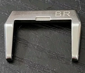 Genuine BELL & ROSS pin buckle 24 mm steel brushed for BR 01, BR 02, BR 03  - Picture 1 of 5
