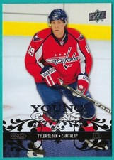 2008/09 Upper Deck Young Guns card# 498 of Tyler Sloan