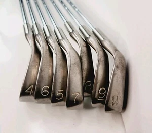 PING EYE Iron Set 4-9,W Blue Dot Cat Eye Karsten Steel Right RH - Picture 1 of 11