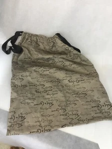 Foley + Corinna schwarz und hellbraun Kordelzug Logo Kleidung Reise Wäschesack NEU  - Bild 1 von 10