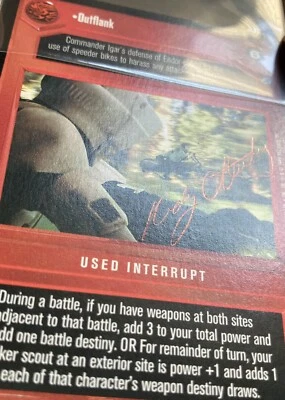 Star Wars CCG - Randy Ottenberg (ILM Modelmaker ) - signed card - autograph - Bild 1 von 3