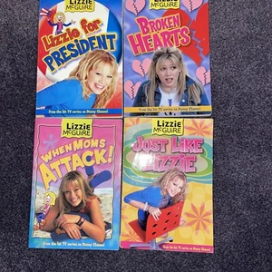 Lot of 4 Lizzie McGuire Chapter Teen Books Retro Disney Channel Hilary Duff - Bild 1 von 2