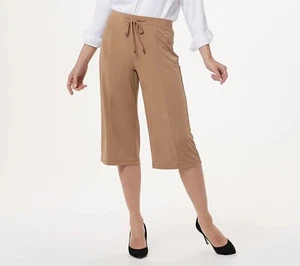 Susan Graver Liquid Knit Pull-On Pedal Pusher w/ Drawstring - Size XS *NEW* - Picture 1 of 3