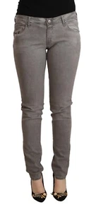 ACHT Jeans grau Baumwolle niedrigbundig dünn Push Up Denim Hose s. W29 UVP 300 $ - Bild 1 von 8