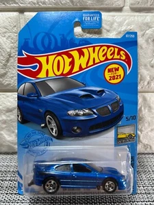 Hot Wheels Factory Fresh 5/10 '06 Pontiac GTO 87/250 nuovo per 2021 blu - Foto 1 di 4