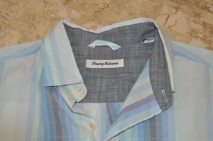 TOMMY BAHAMA BLUE STIPED S/S SHIRT - Bild 1 von 5