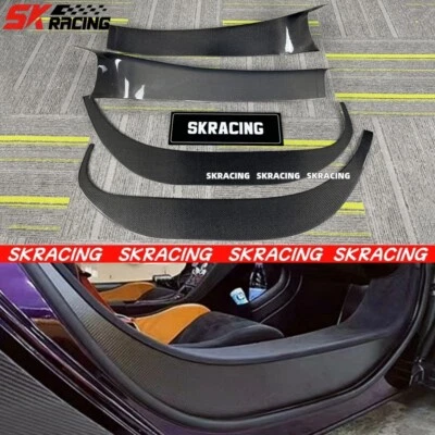 Se adapta a McLaren 650S 675LT MP4-12C alféizares de puerta de fibra de carbono umbral paneles cubierta Foto 1 de 4