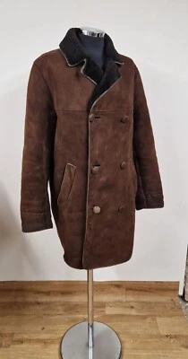 Morlands Sheepskin Coat Size 38 14/16 Brown Real READ Ladies Made In England  - Image 1 of 4