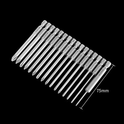 PH0 PH1 PH2 Phillips Head Screw Bit or Set Impact Driver Drill Magnetic 1/4" Hex - Image 1 of 4