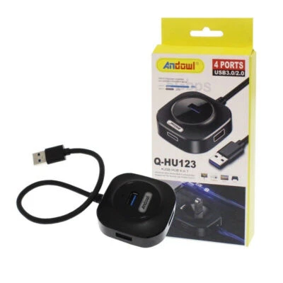 Raccomandata P. - Moltiplicatore Hub Splitter 4 Porte USB 3.0 per PC Computer  - Immagine 1 di 2