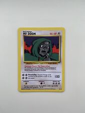 MF DOOM Pokemon TCG Custom Trading Card - Base - Hip Hop - Operation Doomsday