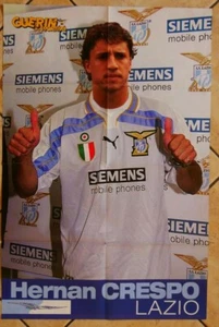 HERNAN CRESPO LAZIO POSTER GUERIN SPORTIVO 72x52cm - Imagen 1 de 1
