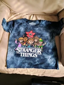 Brand NEW Stranger Things Tie-dyed T-shirts Youth (6/7) Netflix Small Kids - Picture 1 of 2