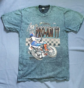 Vintage 1991 Fresno Speedway AMSA Motorcycle Race T-Shirt Single stitch - Picture 1 of 7