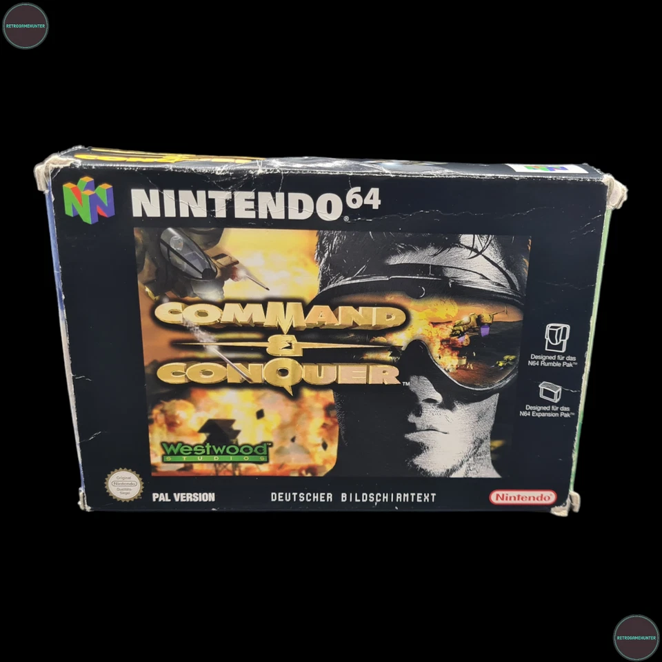Command & Conquer Nintendo N64 Spiel 1998 PAL mit OVP Westwood 1999 - Bild 1 von 4