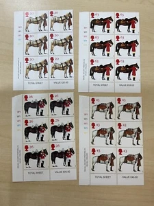 GB stamps. 1997. MNH. Queens horses control block #c326 - Picture 1 of 5