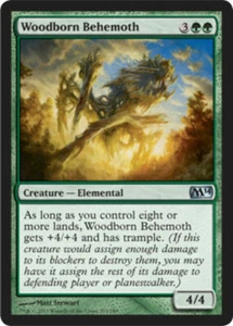 Woodborn Behemoth Magic 2014 - MTG - Picture 1 of 3