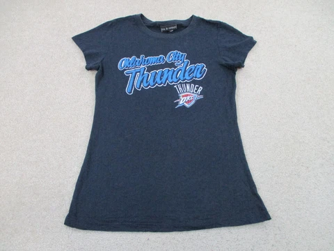 Oklahoma City Thunder Shirt Women Small Blue Basketball James Harden Ladies A34* Cover