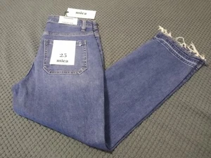 Etichetta jeans Mica alta taglio dritto taglia 25 taglia reale 27" vita - Foto 1 di 14