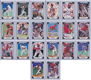 St. Louis Cardinals 1991 Leaf Baseball Team Set 20 Cards - Picture 1 of 11