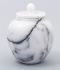 Small/Keepsake 6 Cubic Inch White Legacy Natural Marble Urn For Cremation Ashes