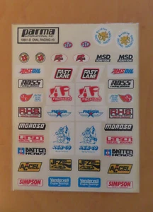 parma RC Decal Oval Racing #3 International no.10641-D Original NEW NIB 1999 - Bild 1 von 2