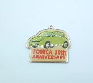 Tomica 30th Anniversary Toyota Will VI 1.25" metal keychain charm pendant - Picture 1 of 2