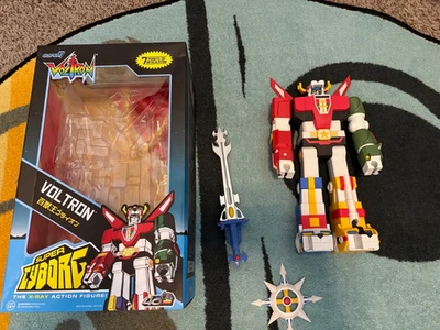 Figura de acción Super7 Super Cyborg 12" Voltron Ver a través suavemente usada con caja Foto 1 de 4
