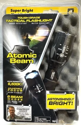 tough grade tactical flashlight water/shock resistant 6500k - Image 1 of 2
