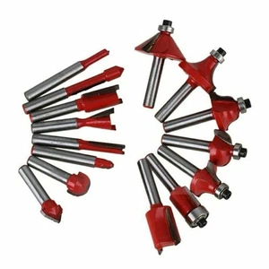 12X Fräsersatz HM Schaft 6mm Nutfräser Profilfräser für Oberfräse Holzfräser DHL - Bild 1 von 9