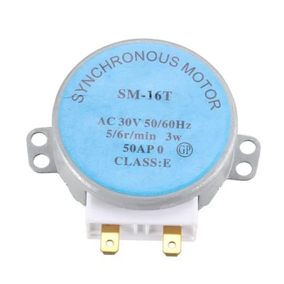 SM-16T AC 30V 3W 5/6RPM Synchronous Motor for Microwave Oven - Image 1 of 3