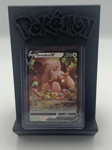 Pokemon Greedent V 120/159 Crown Zenith Ultra Rare NM - Picture 1 of 3