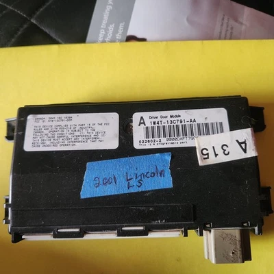 1W4T-13C791-AA✅2000-2004 Jaguar S-type Lincoln LS Driver Door Control Module OEM - Image 1 of 2