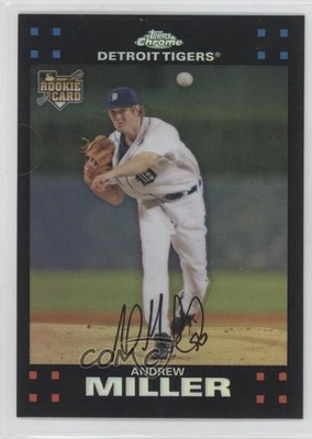 2007 Topps Chrome Refractor Andrew Miller #298 Rookie RC - Image 1 of 2