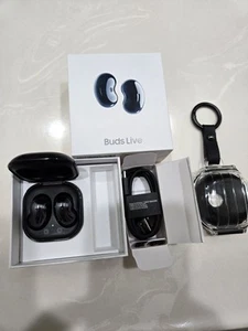 Samsung Galaxy Buds Live SM-R180 Wireless Bluetooth In-Ear Earbuds Mystic Black - Photo 1 sur 4