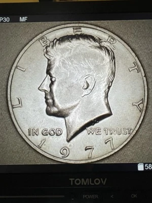 1977 Kennedy Half Mint Condition Beautiful Coin - Image 1 of 4