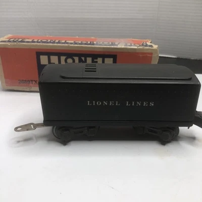 Lionel Trains 2689TX Tender O Gauge Prewar Early 1940s. With Original Box - Image 1 of 4