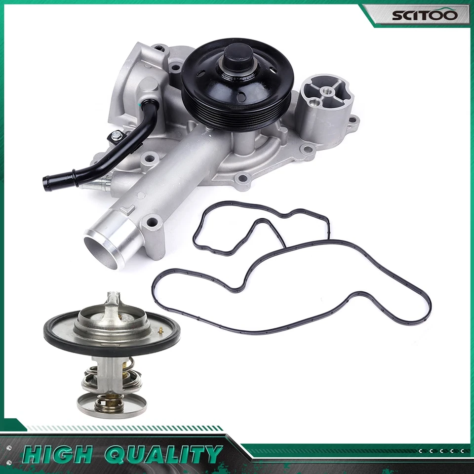 Water Pump Thermostat For Dodge Ram 1500 Ram 2500 Ram 3500 Durango 5.7L - Image 1 of 4