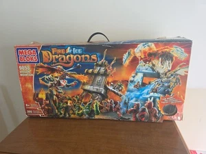Mega Bloks 2004 Dragons Fire & Ice 9858 Dragon Mountain 100% Complete In The BOX - Picture 1 of 7